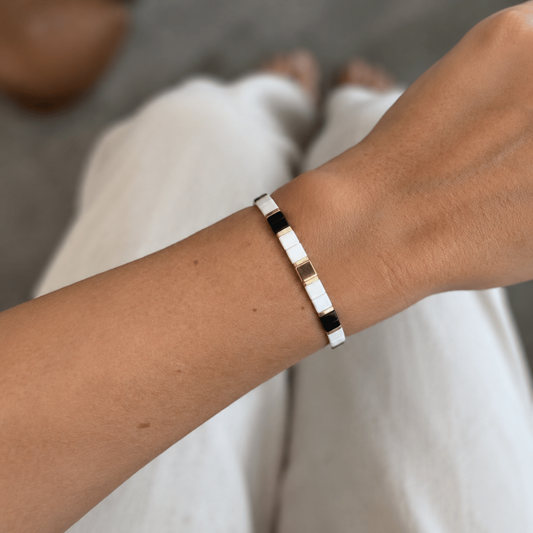 Zebrina Tile Bracelet