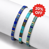Deep Sea (Set of 3 Tile Bracelets)